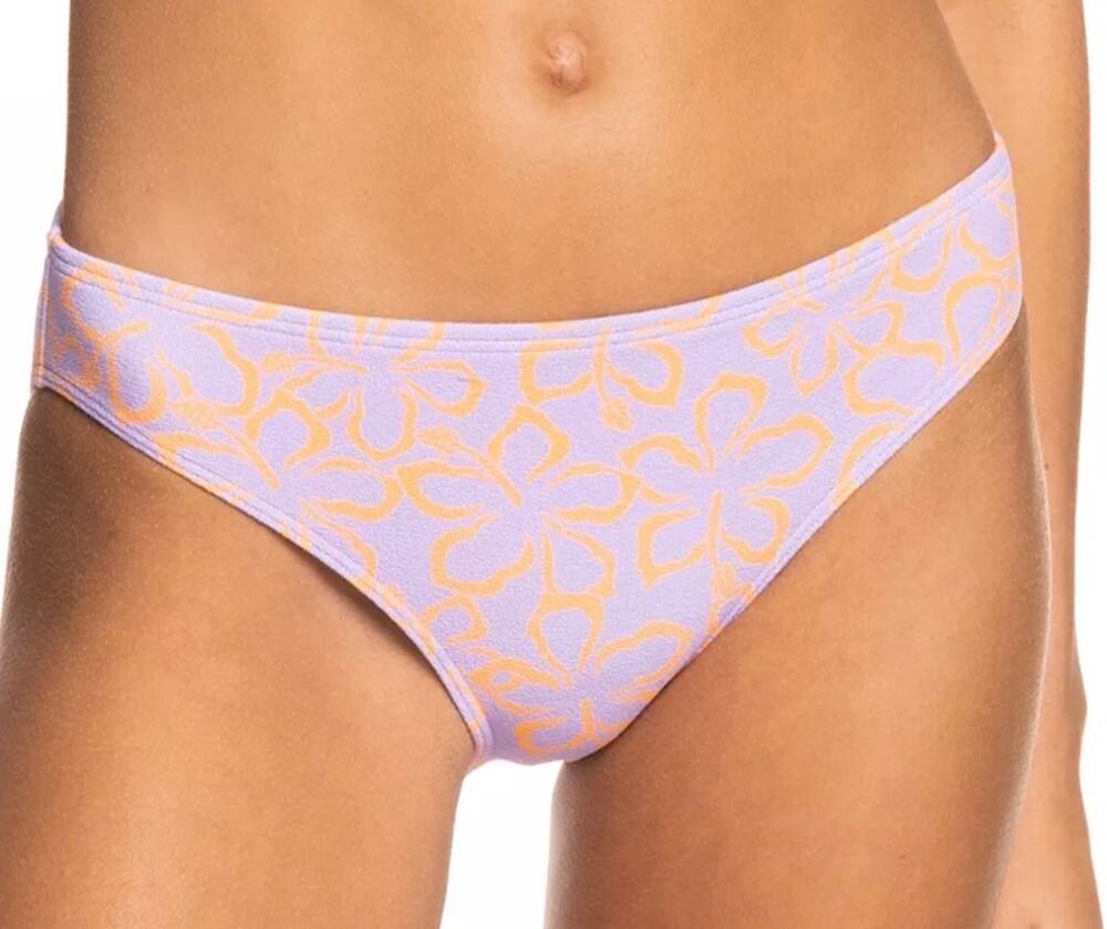 Roxy Mock Orange Hawaiian Heat Hipster Bikini Bottom S NWT